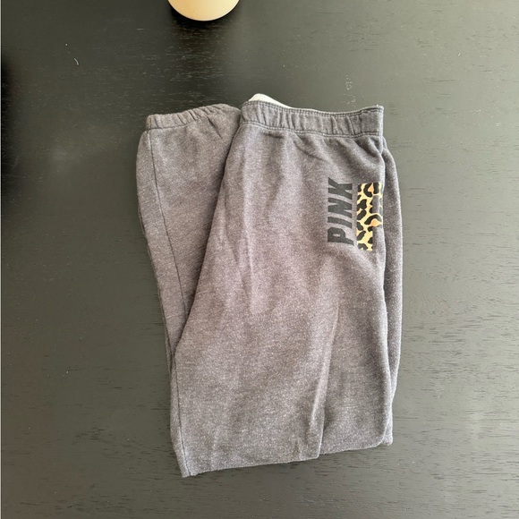 PINK Victoria's Secret Pants - PINK Victoria's Secret Charcoal Sweatpants